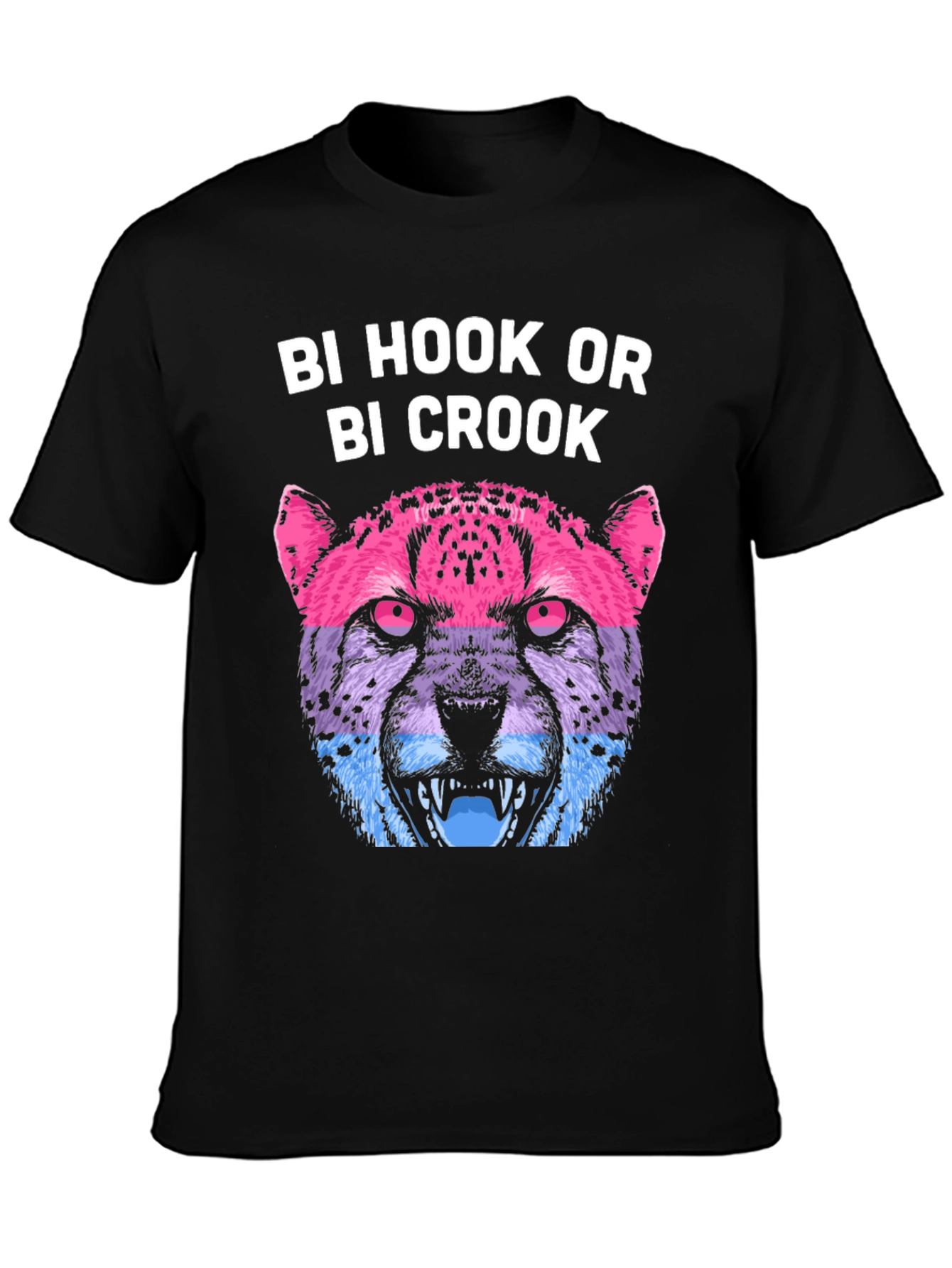 Bi Hook or Crook Graphic Tee