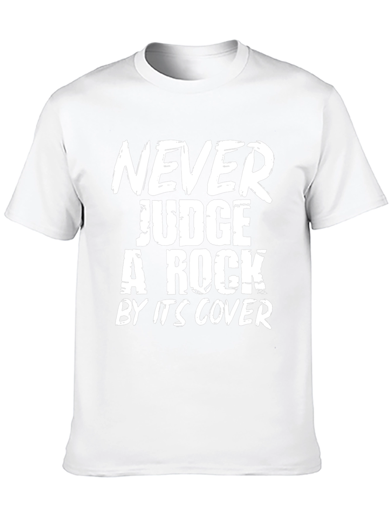 Never Judge a Rock Black T-Shirt
