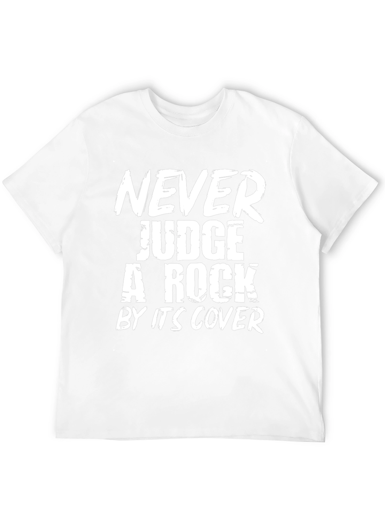Never Judge a Rock Black T-Shirt