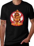 Born to Protect Firefighter Graphic T-Shirt