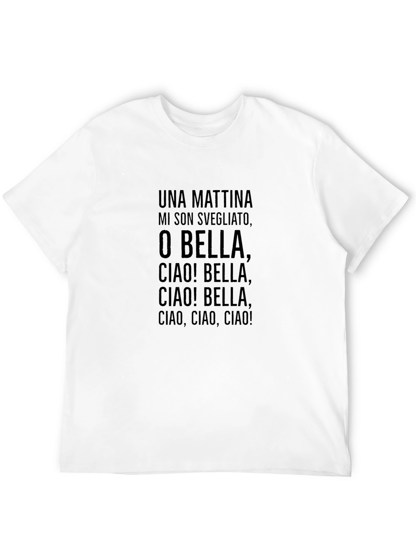 Bella Ciao T-Shirt - Italian Partisan Song Tee