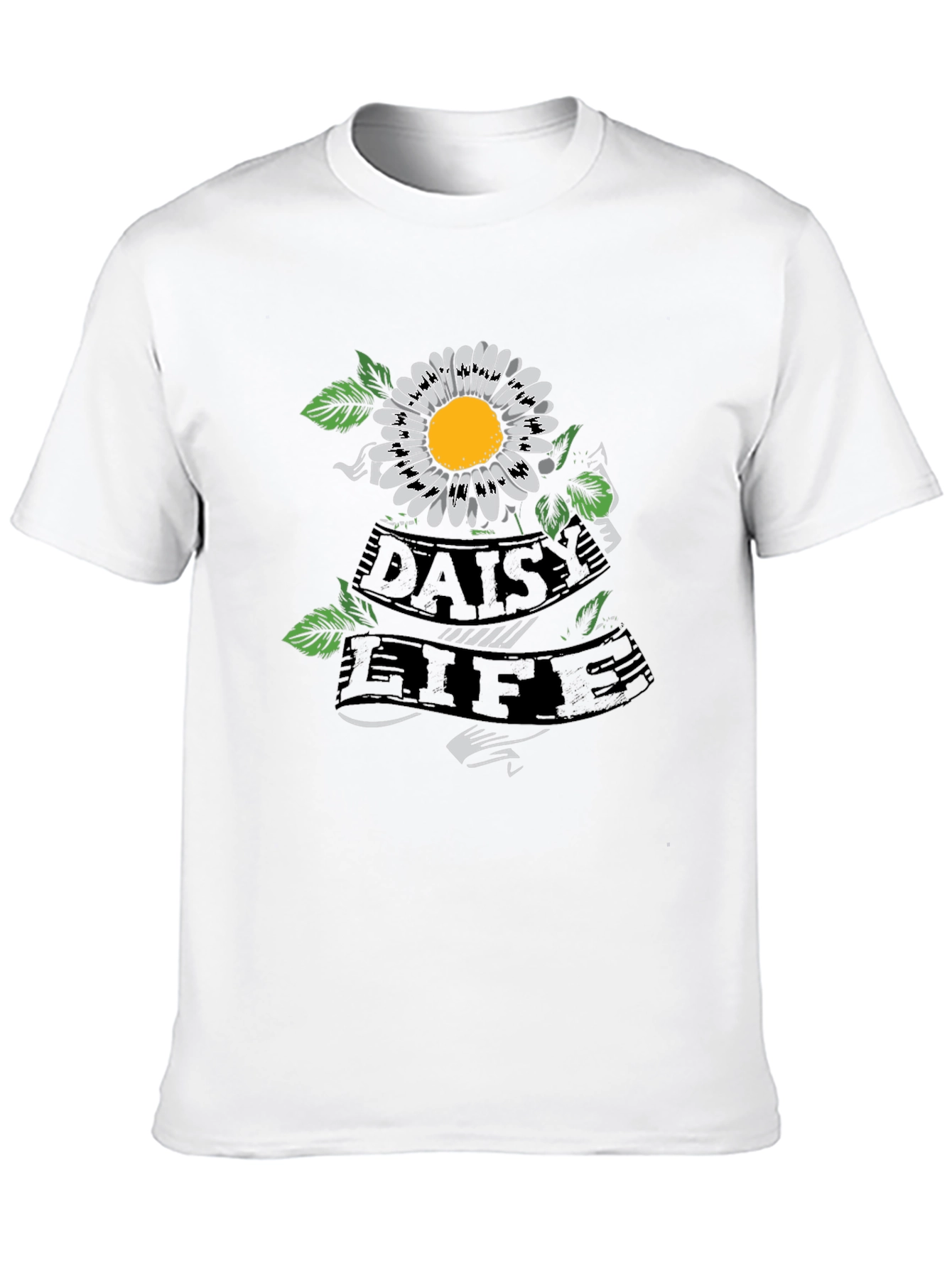 Daisy Life Graphic Tee - Black Casual Shirt