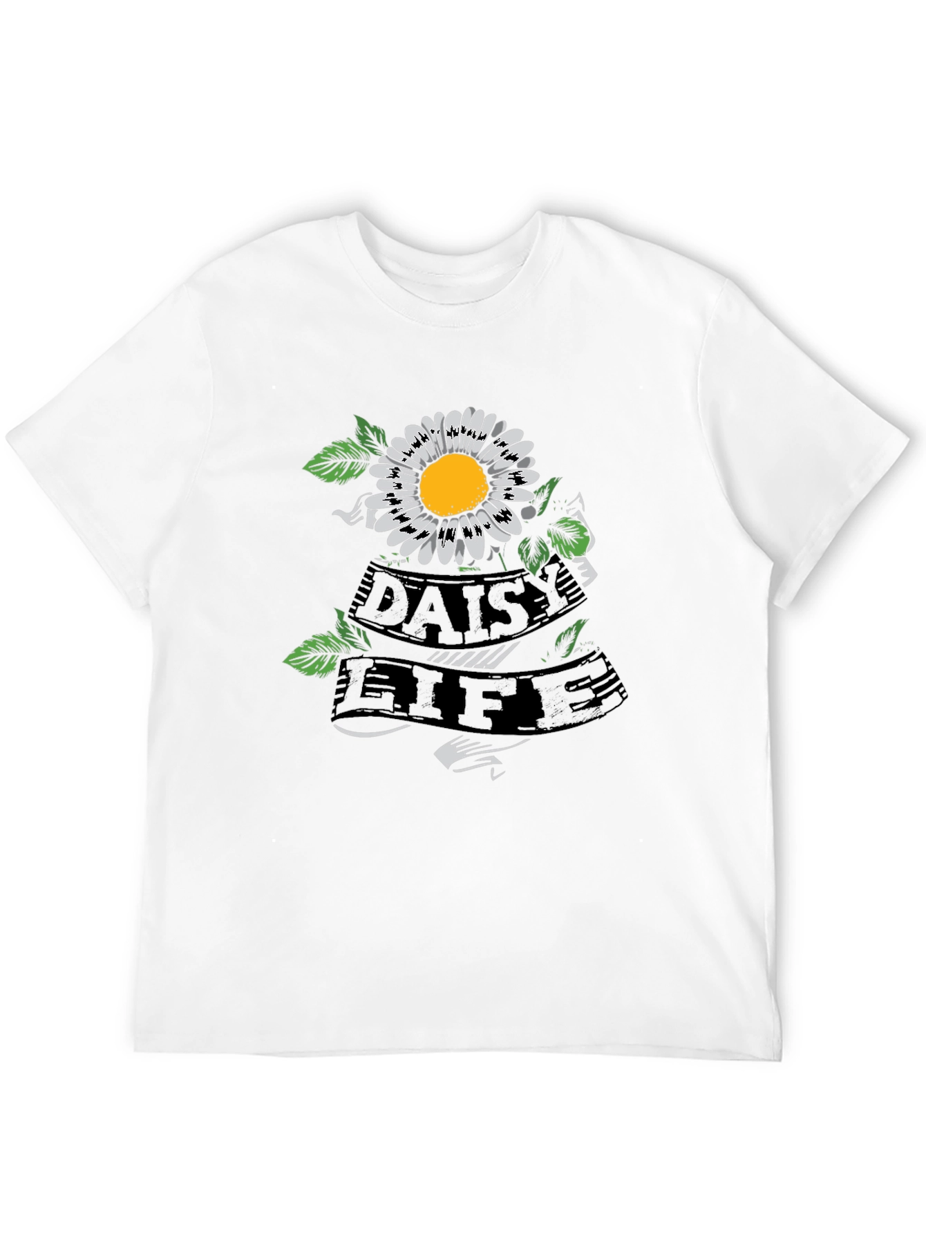 Daisy Life Graphic Tee - Black Casual Shirt