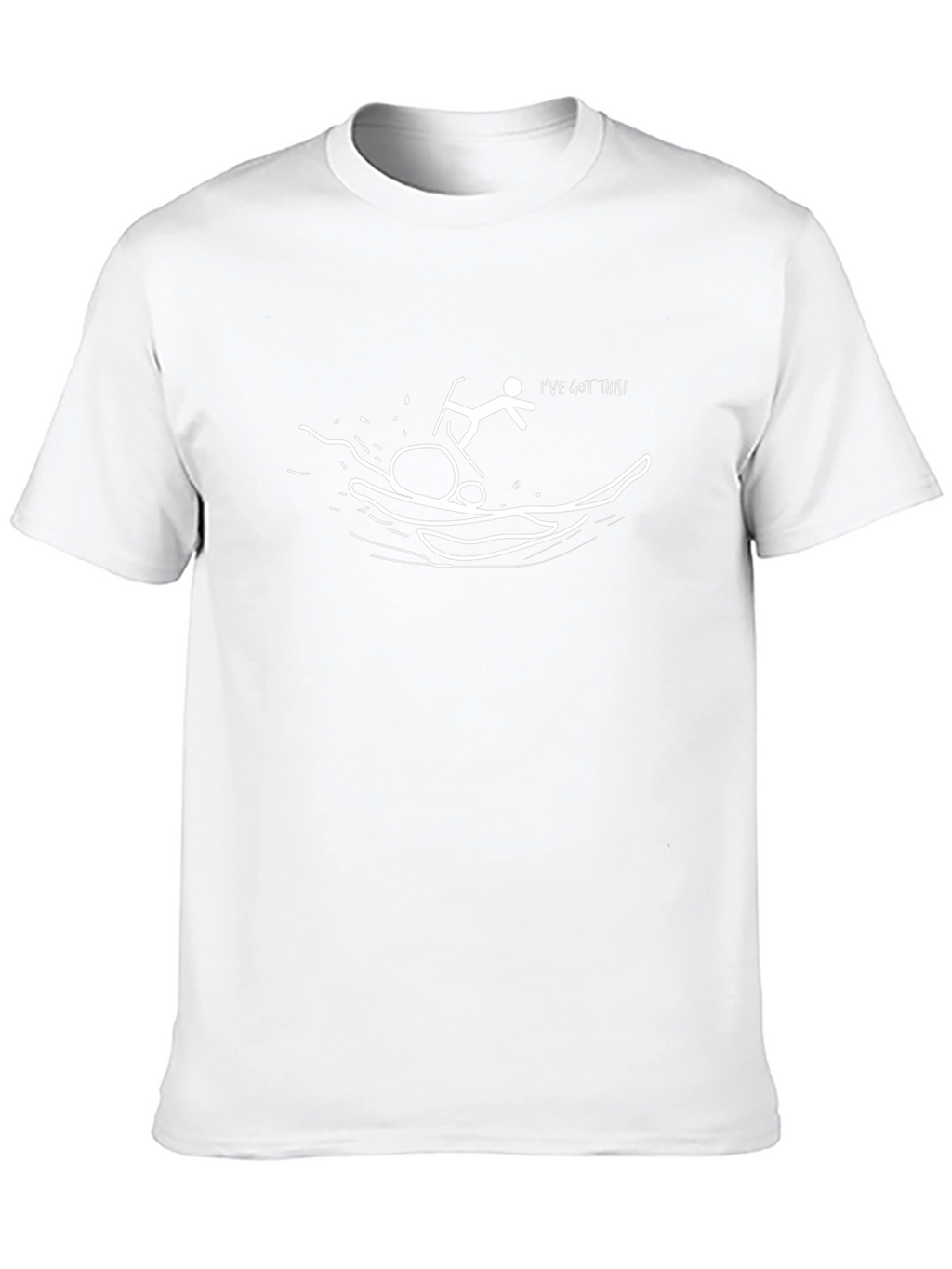 Ive Got This! Funny Waterskiing Black T-Shirt
