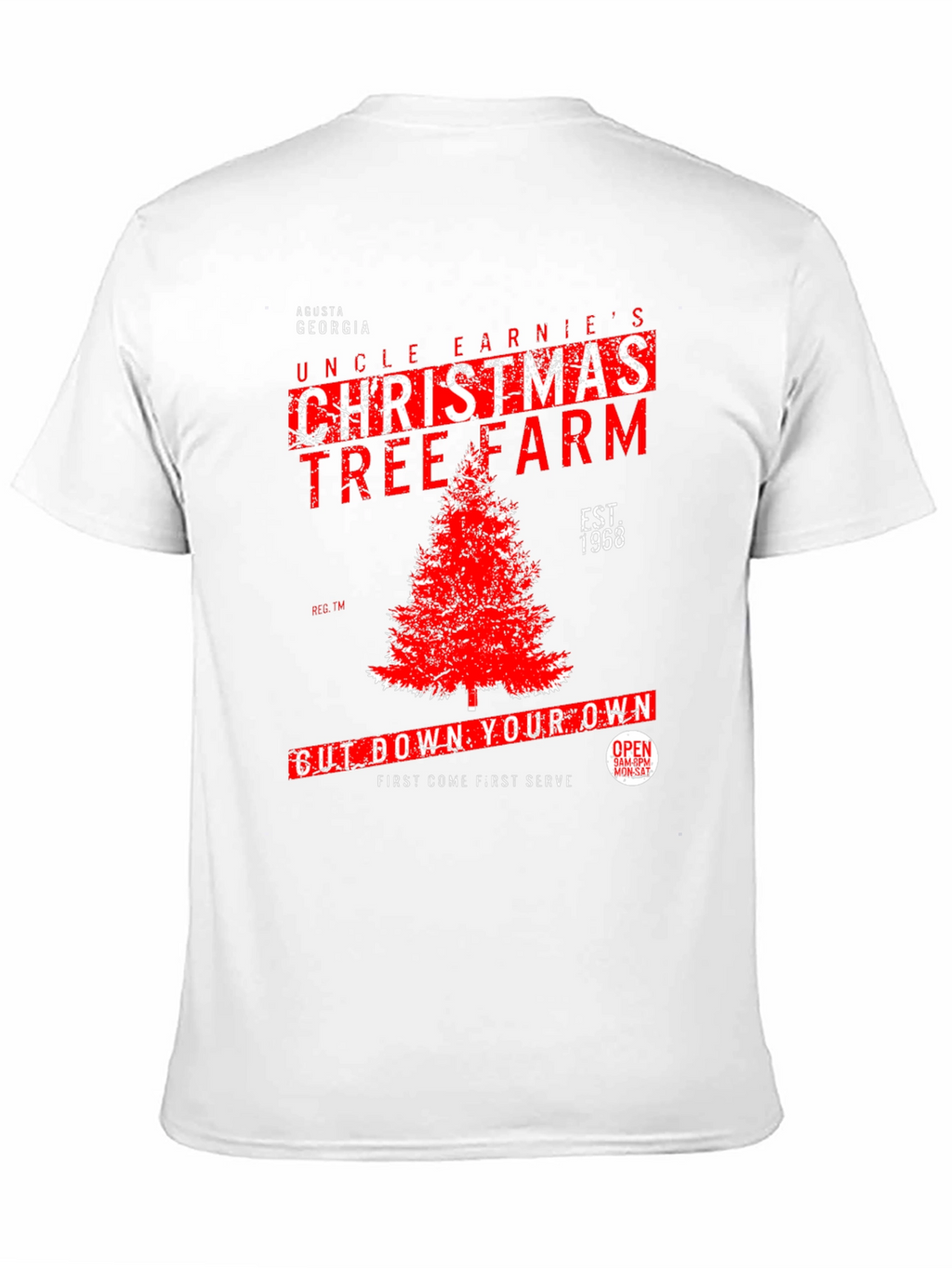 Uncle Earnies Christmas Tree Farm Graphic T-Shirt