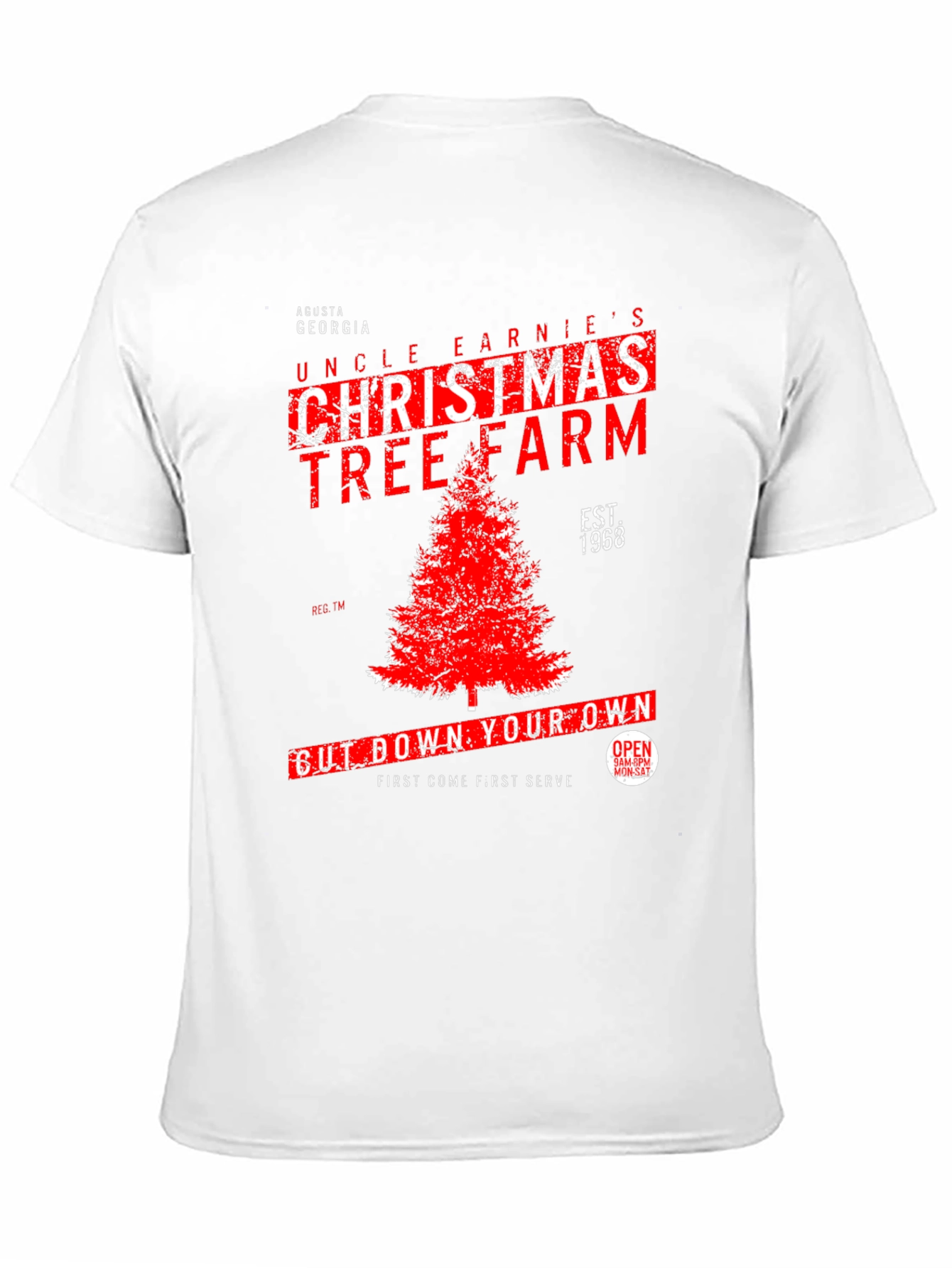 Uncle Earnies Christmas Tree Farm Graphic T-Shirt