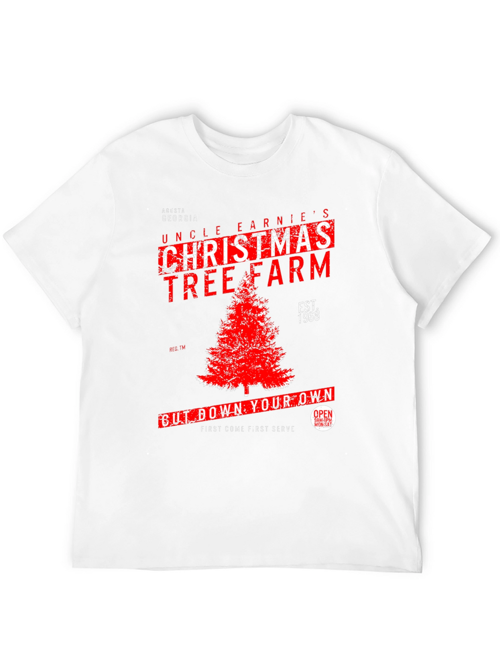 Uncle Earnies Christmas Tree Farm Graphic T-Shirt