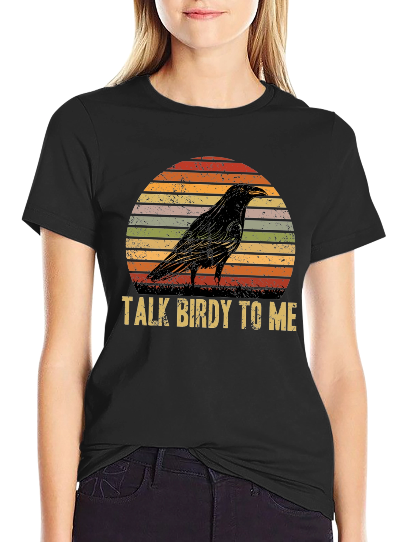 Talk Birdy To Me Raven T-Shirt