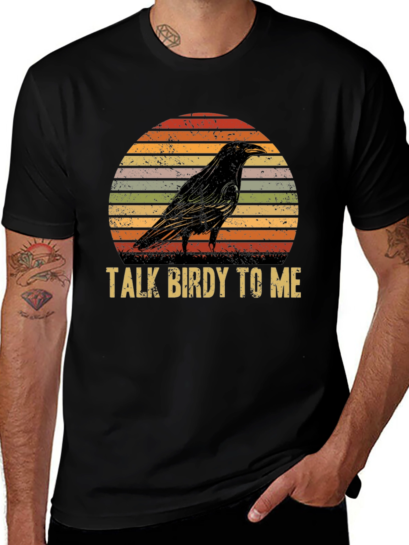 Talk Birdy To Me Raven T-Shirt