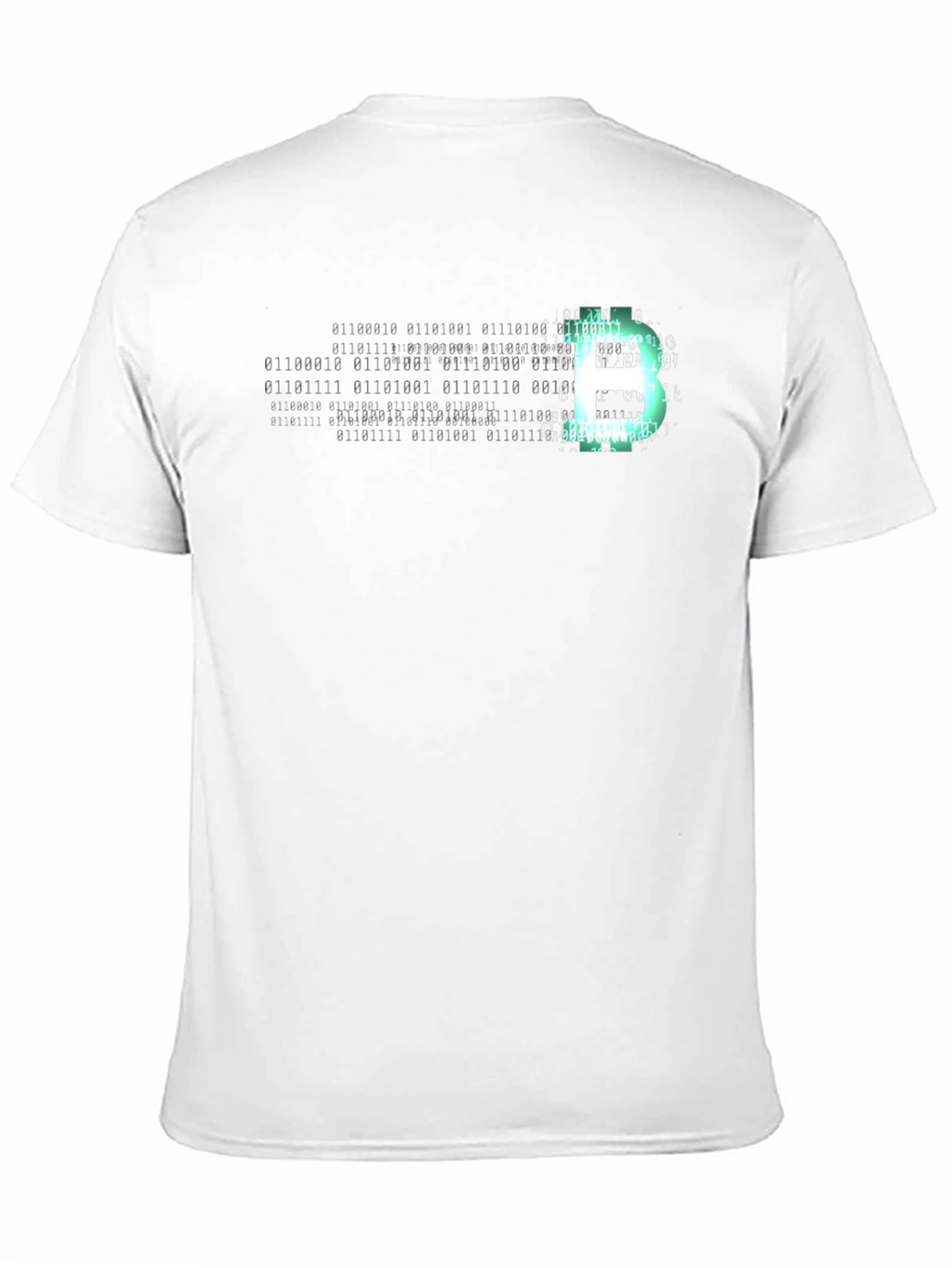 Binary Bitcoin Tee - Hacker Style Black T-Shirt