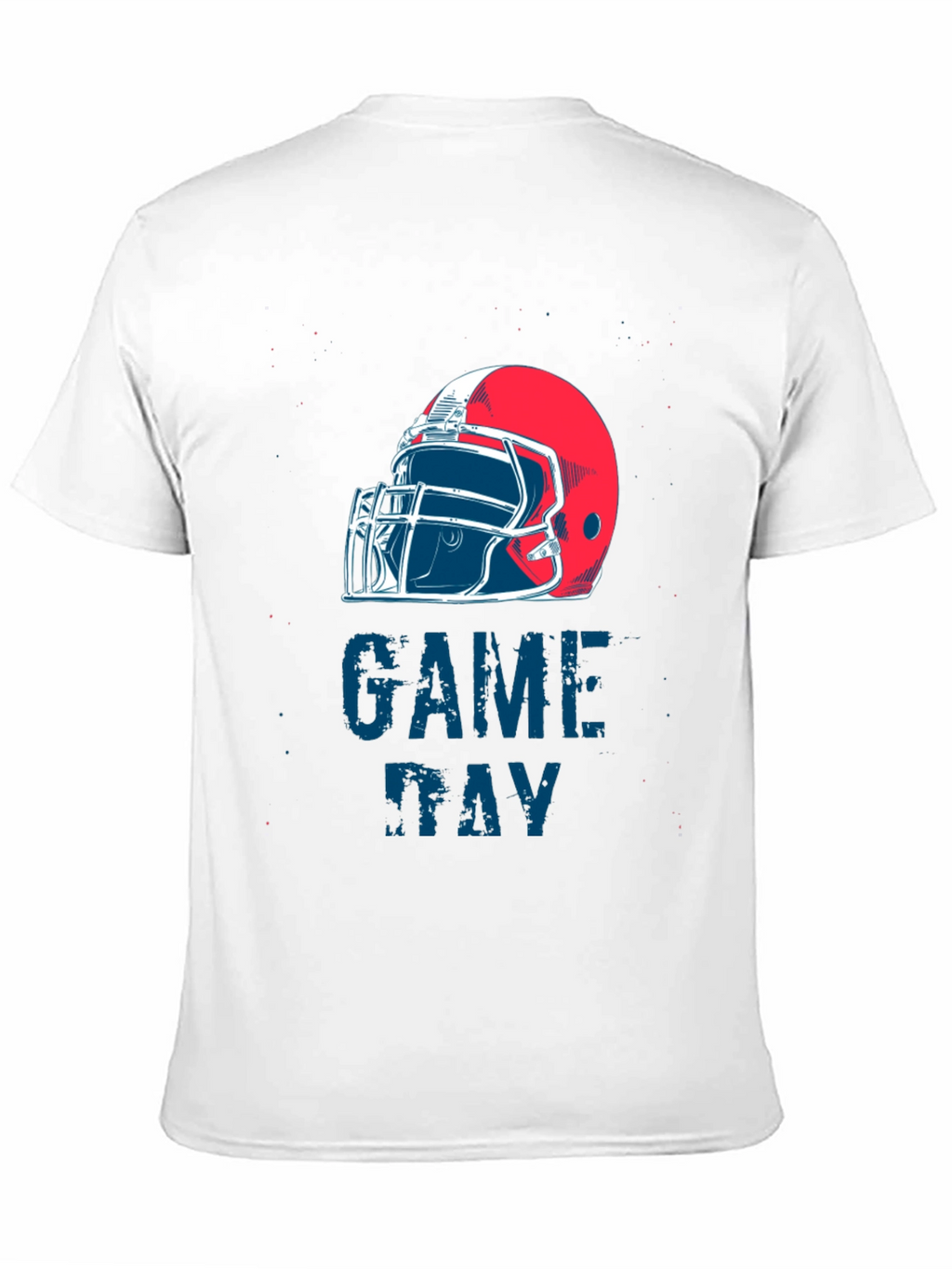 Game Day Football Helmet Graphic Tee