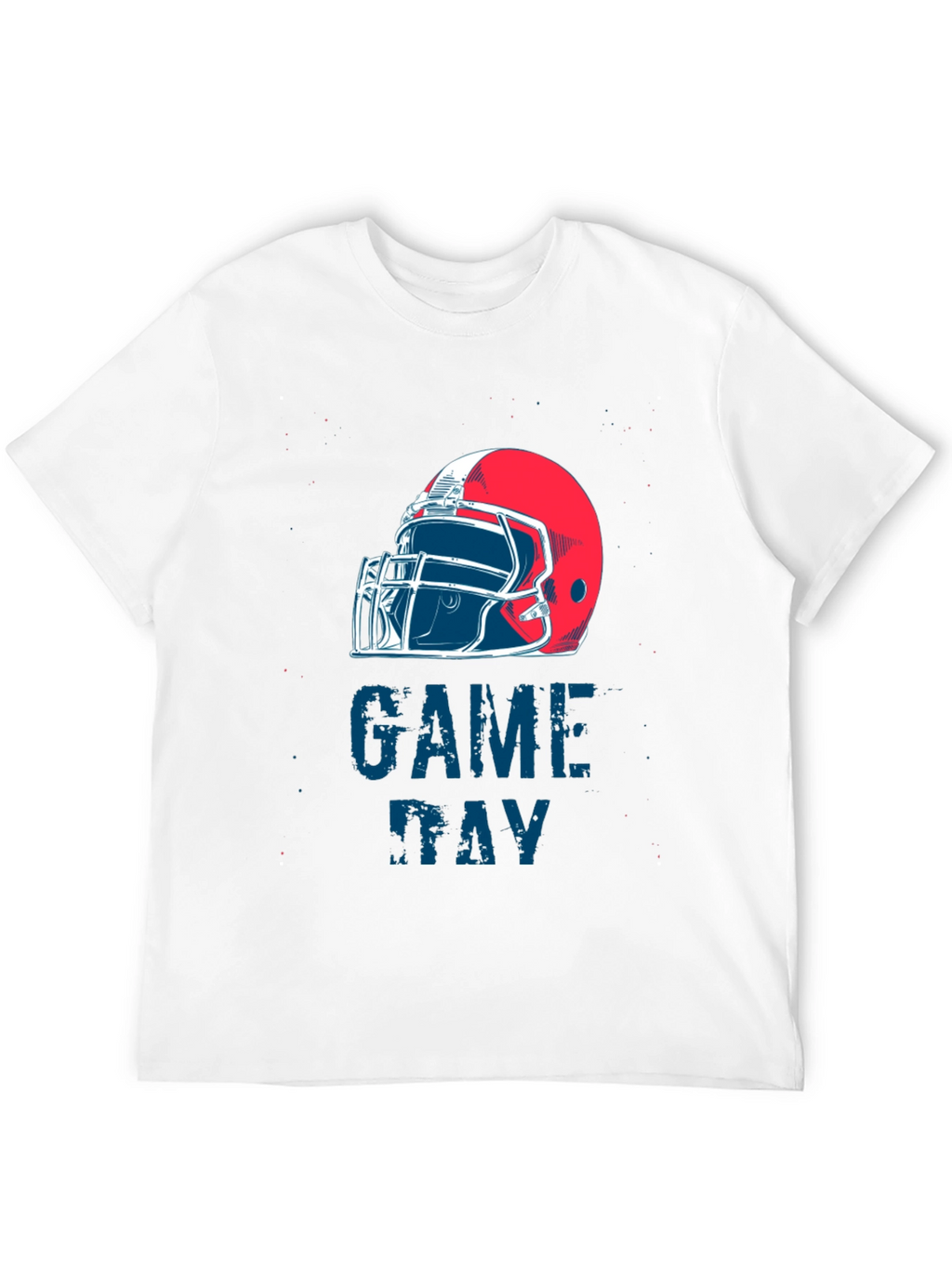 Game Day Football Helmet Graphic Tee