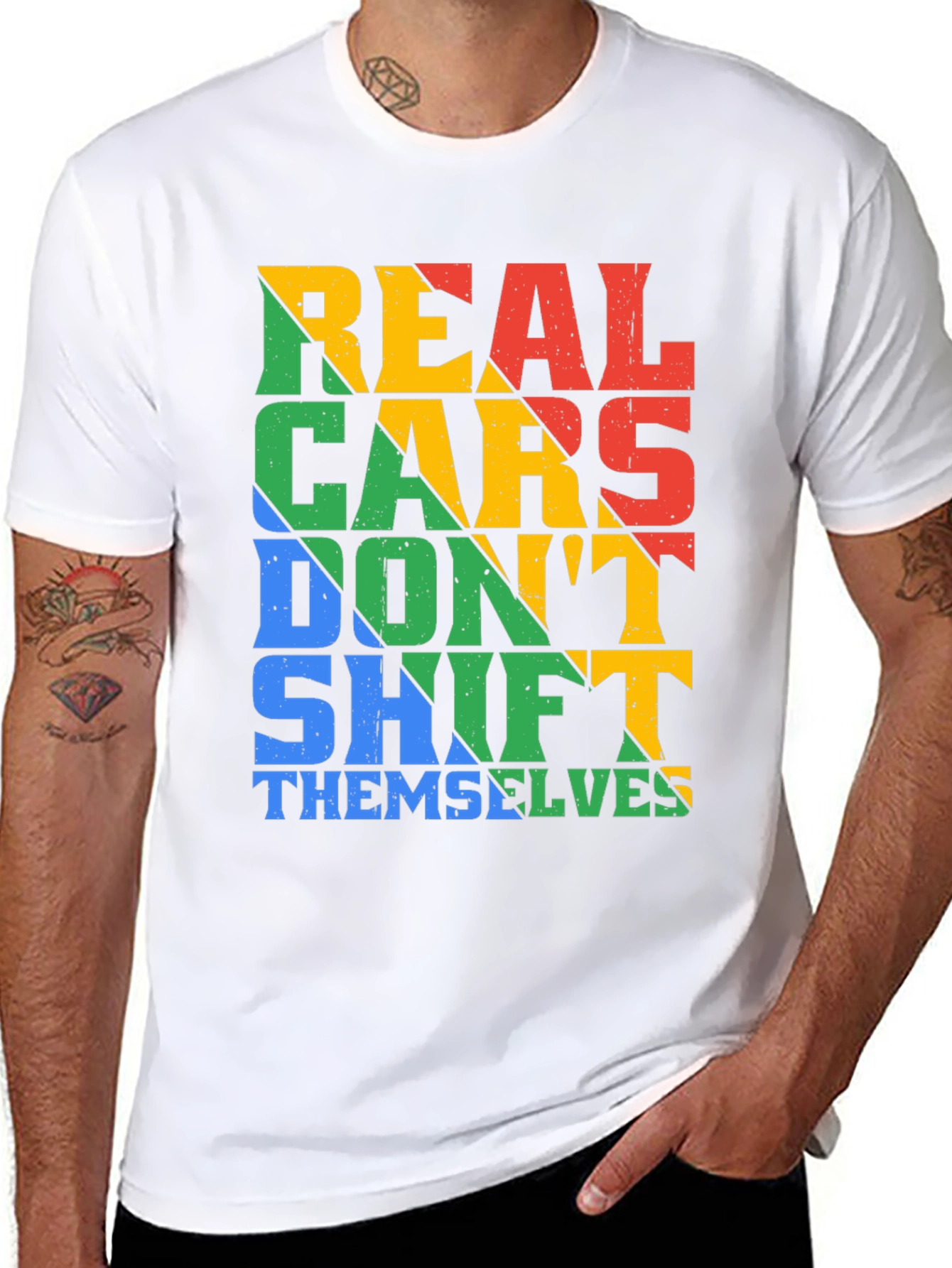 Real Cars Dont Shift Themselves T-Shirt
