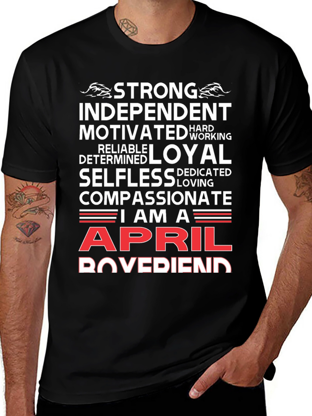 April Birthday Strong T-Shirt