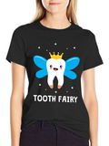 Tooth Fairy T-Shirt - Cute Cartoon Dental Tee