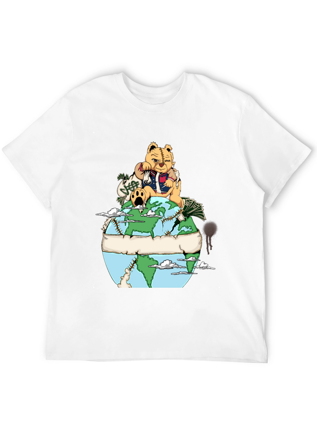 Urban Bear Graphic Tee - Streetwear Fashion