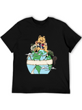 Urban Bear Graphic Tee - Streetwear Fashion