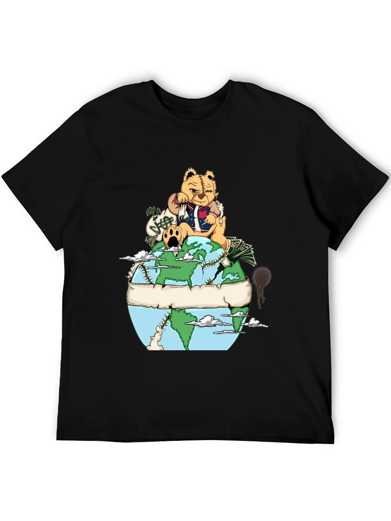Urban Bear Graphic Tee - Streetwear Fashion