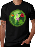 Tropical Flamingo T-Shirt - Unique Graphic Tee