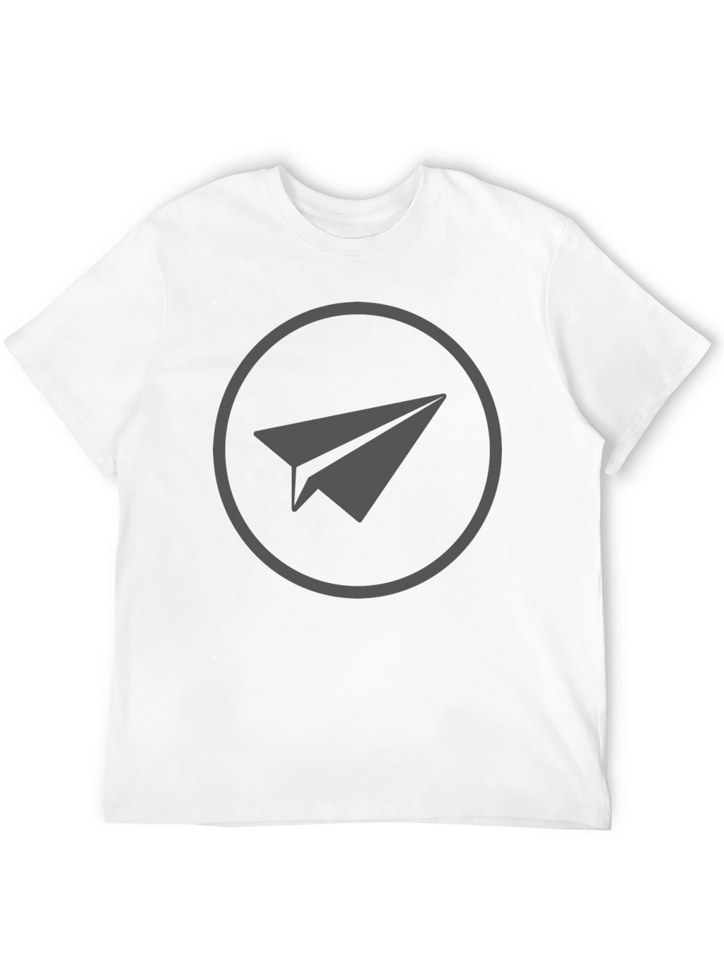 Paper Airplane Graphic Tee - Black