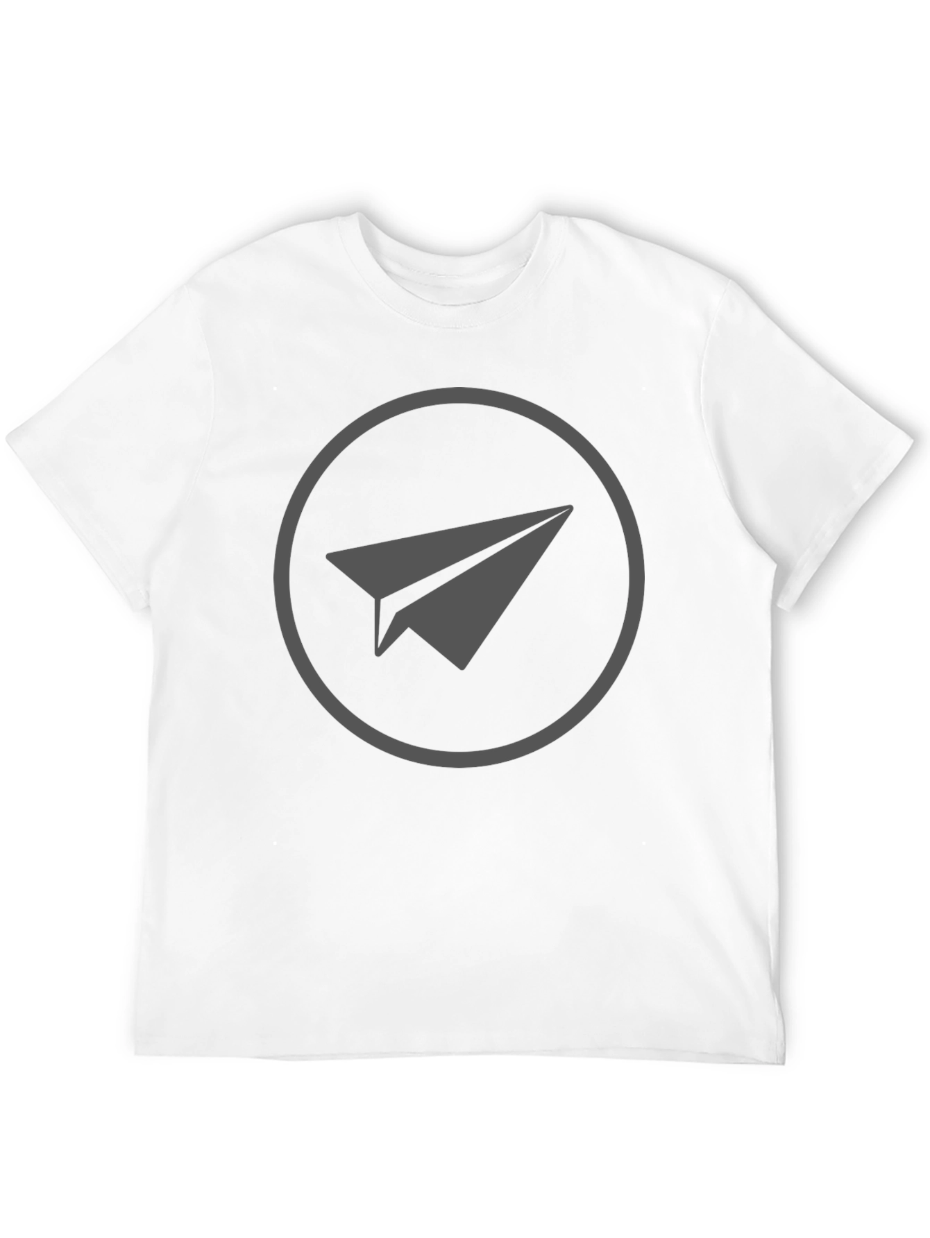 Paper Airplane Graphic Tee - Black