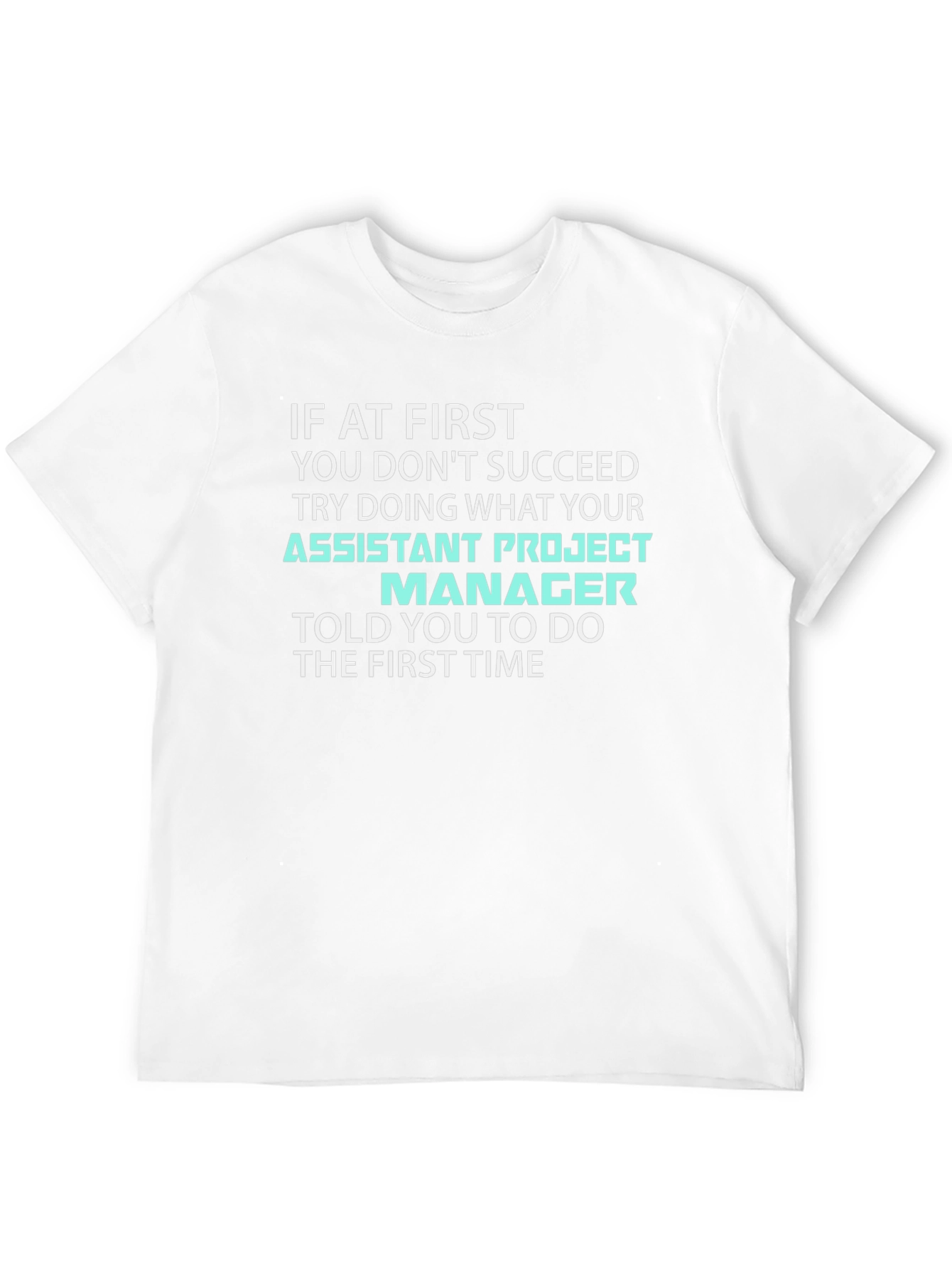 Assistant Project Manager T-Shirt - Funny Work Tee