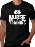 Nurse in Training Graphic T-Shirt Black