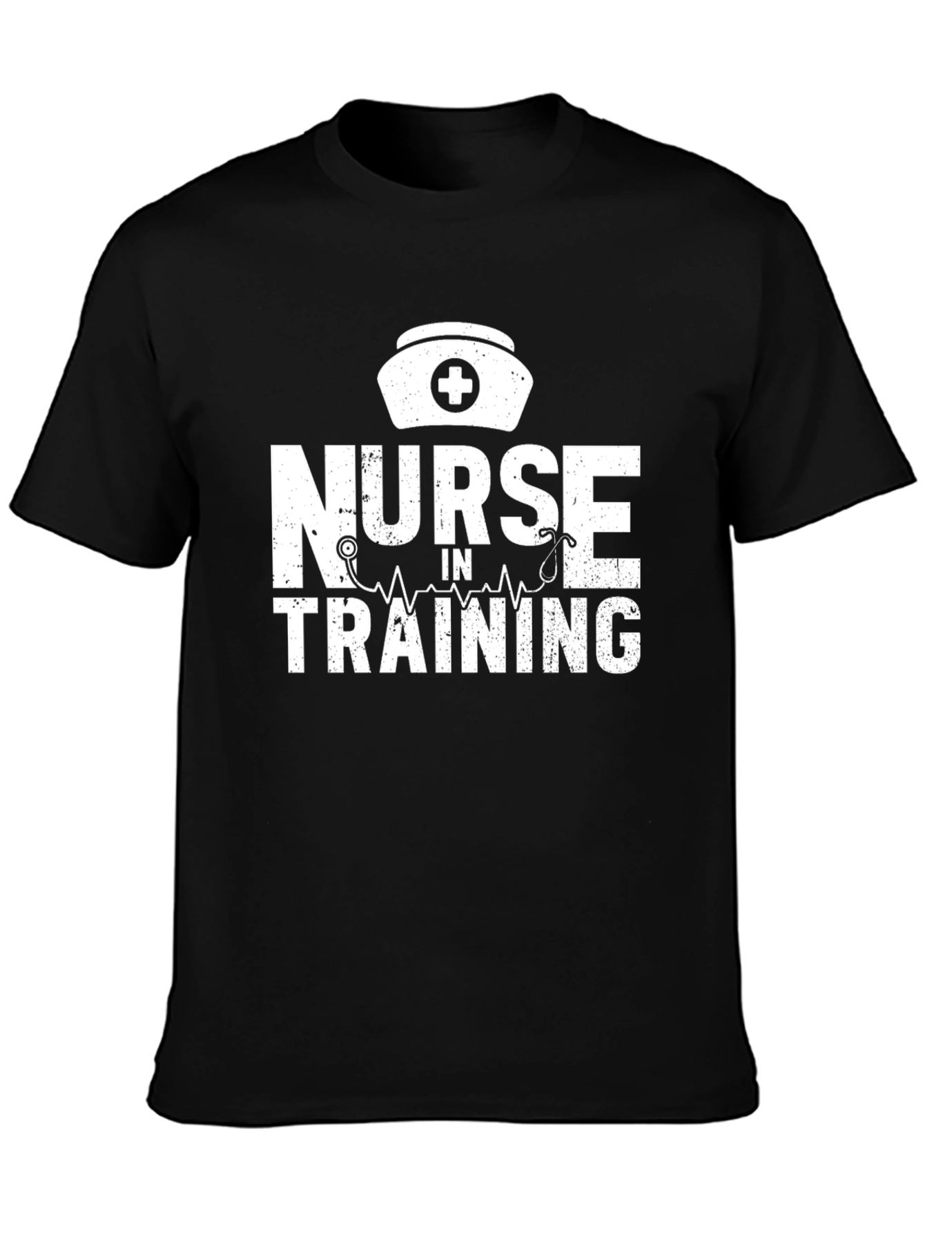 Nurse in Training Graphic T-Shirt Black