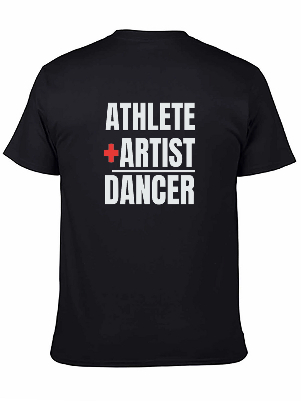Athlete Artist Dancer Graphic T-Shirt - Black