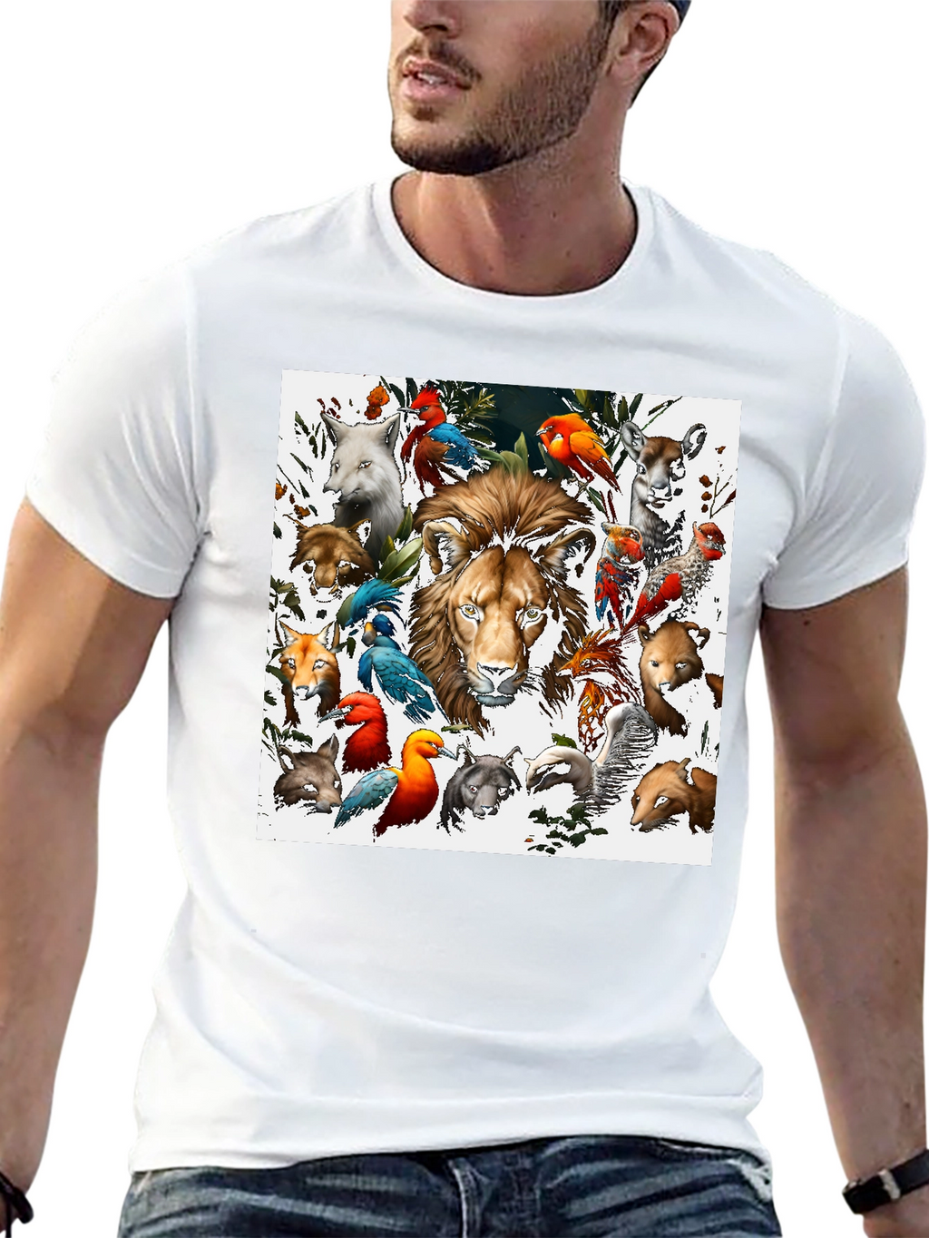 Wildlife Mens Graphic T-Shirt
