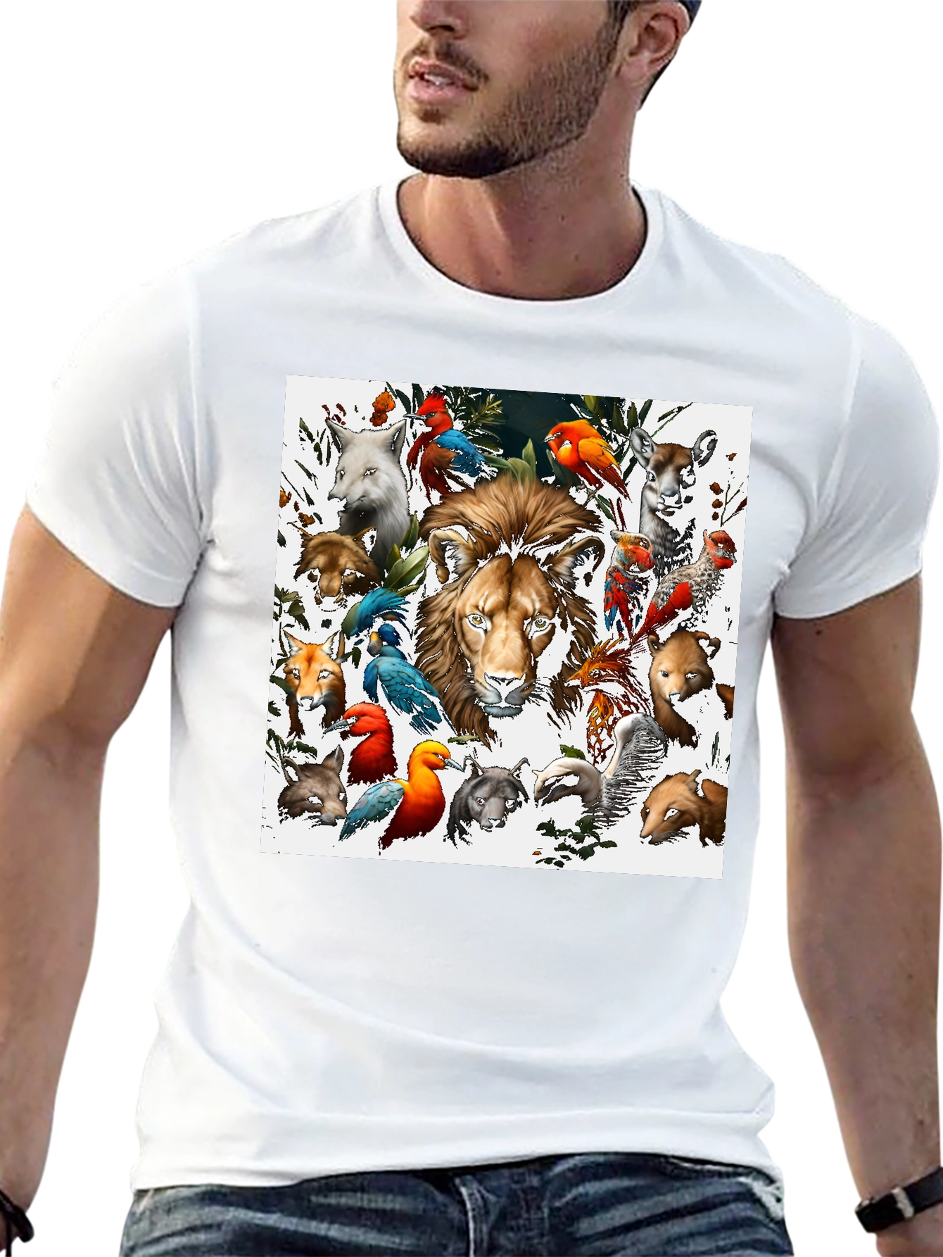 Wildlife Mens Graphic T-Shirt