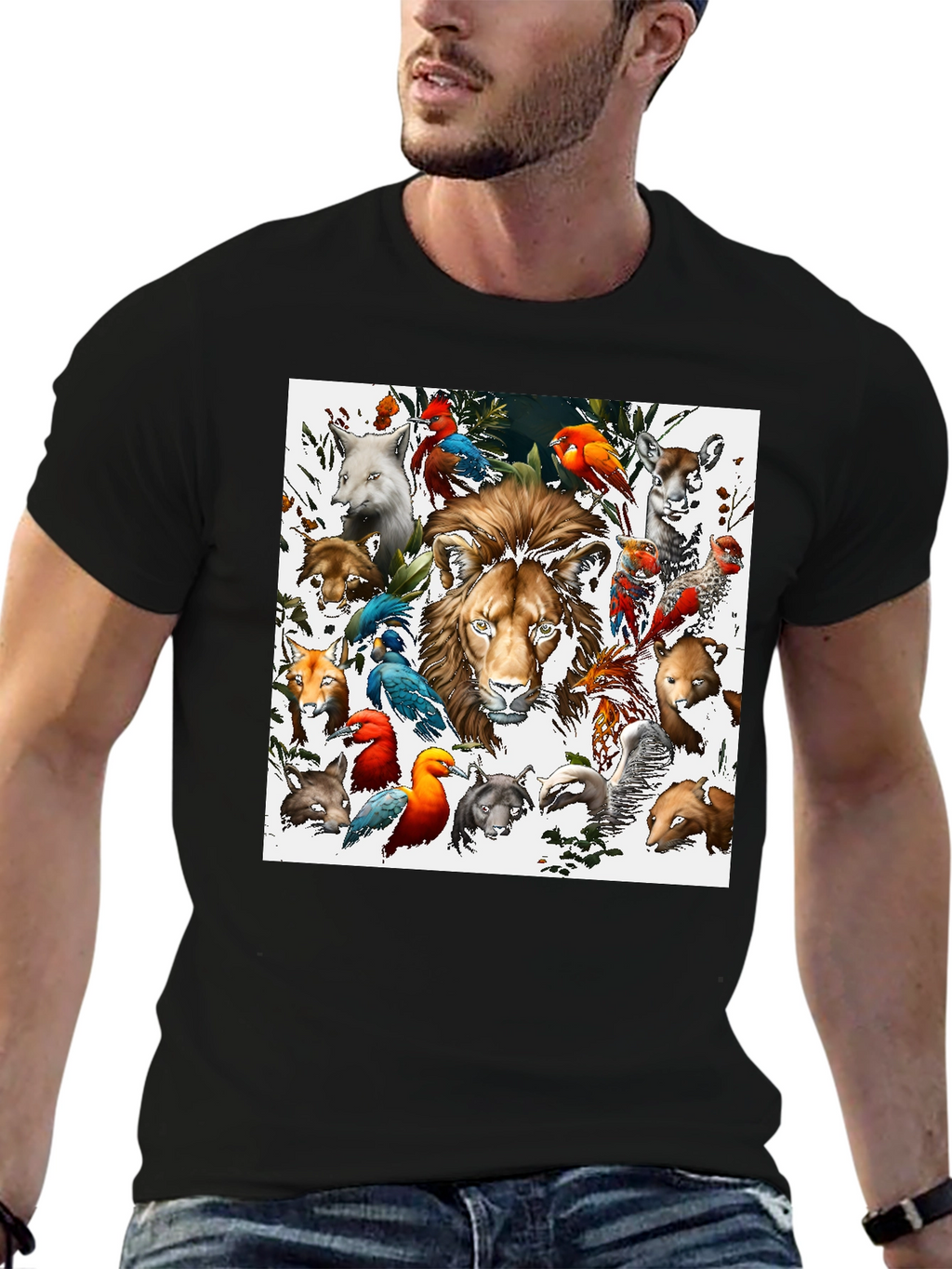 Wildlife Mens Graphic T-Shirt