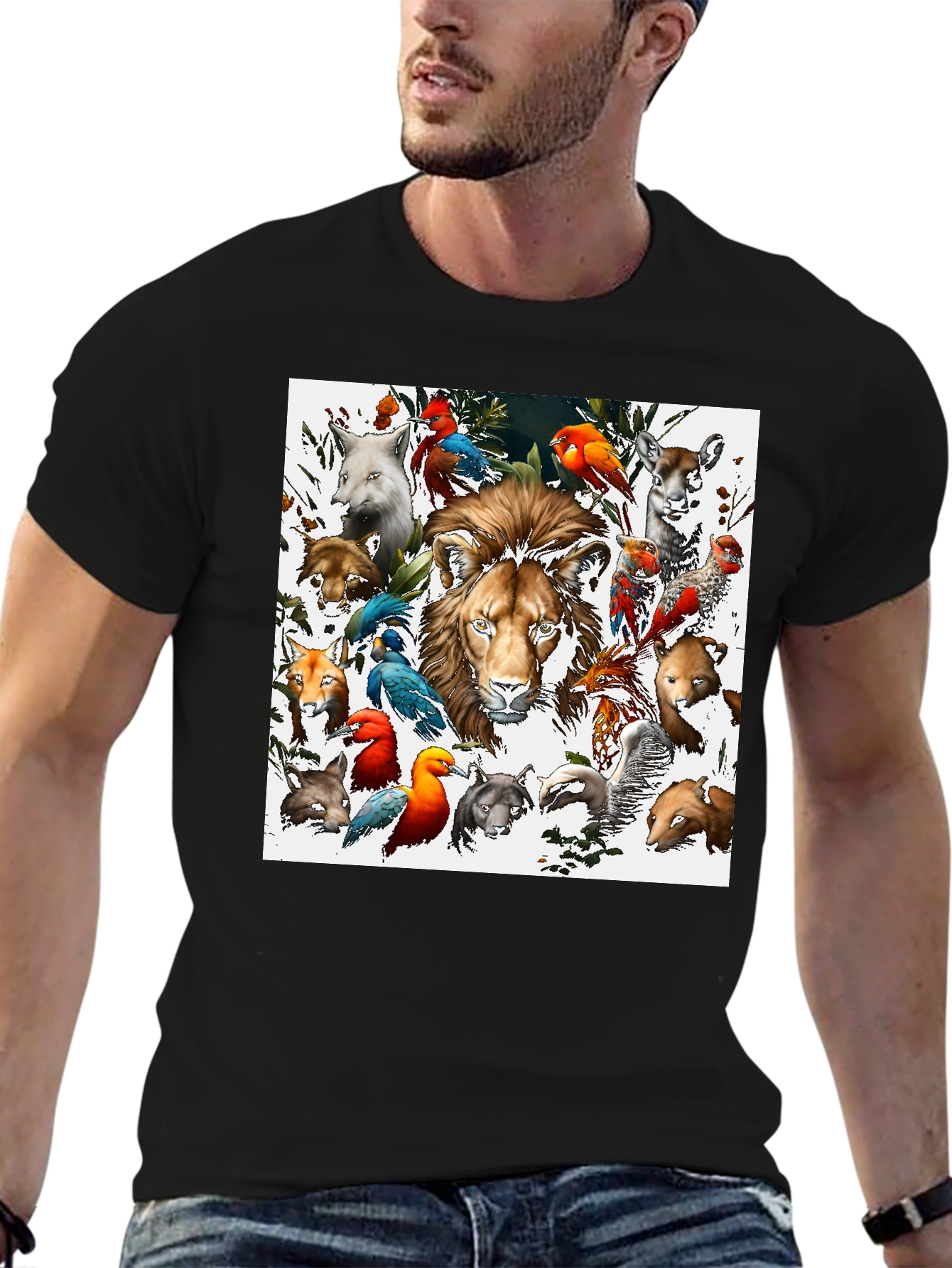 Wildlife Mens Graphic T-Shirt