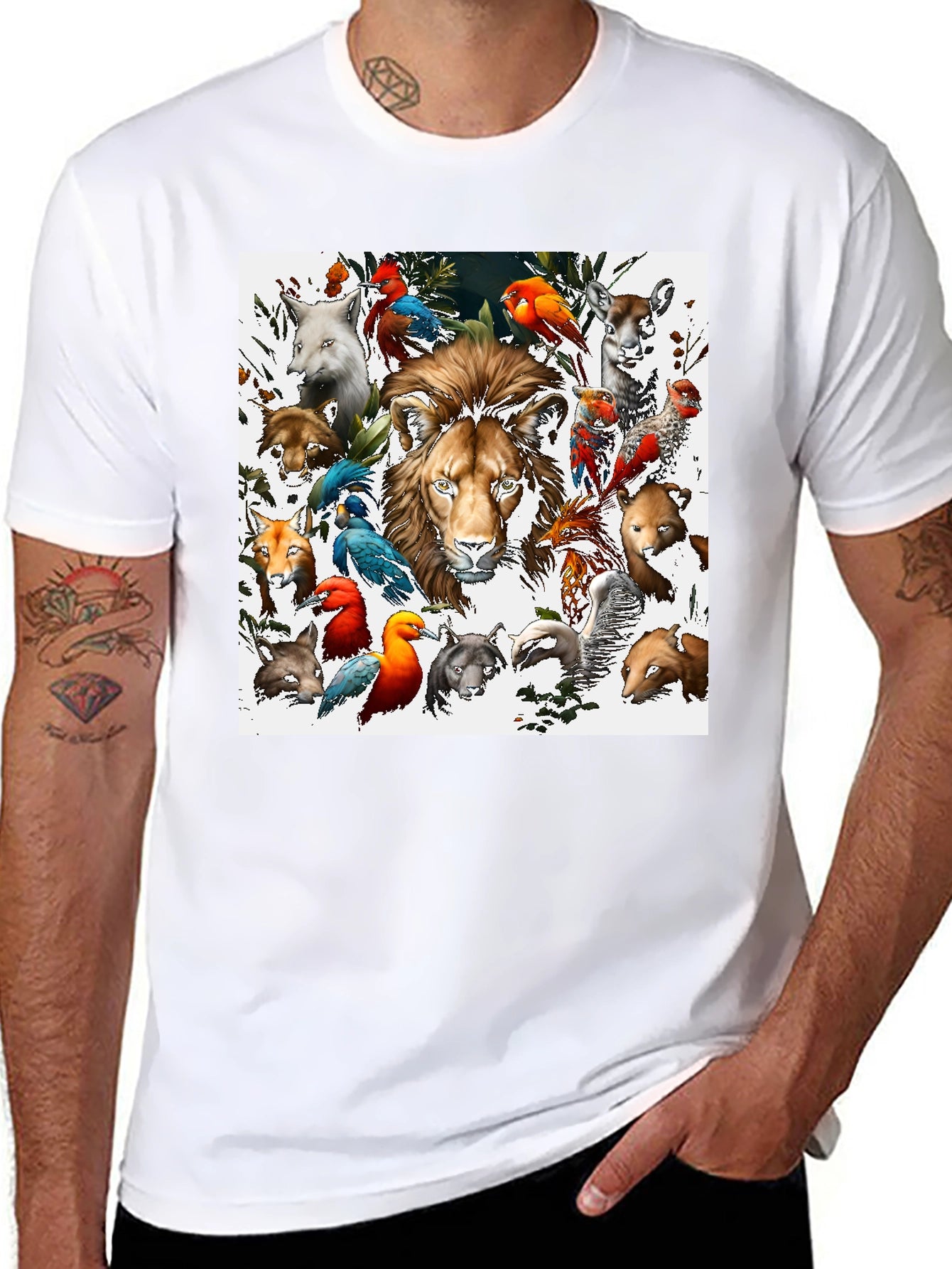 Wildlife Mens Graphic T-Shirt
