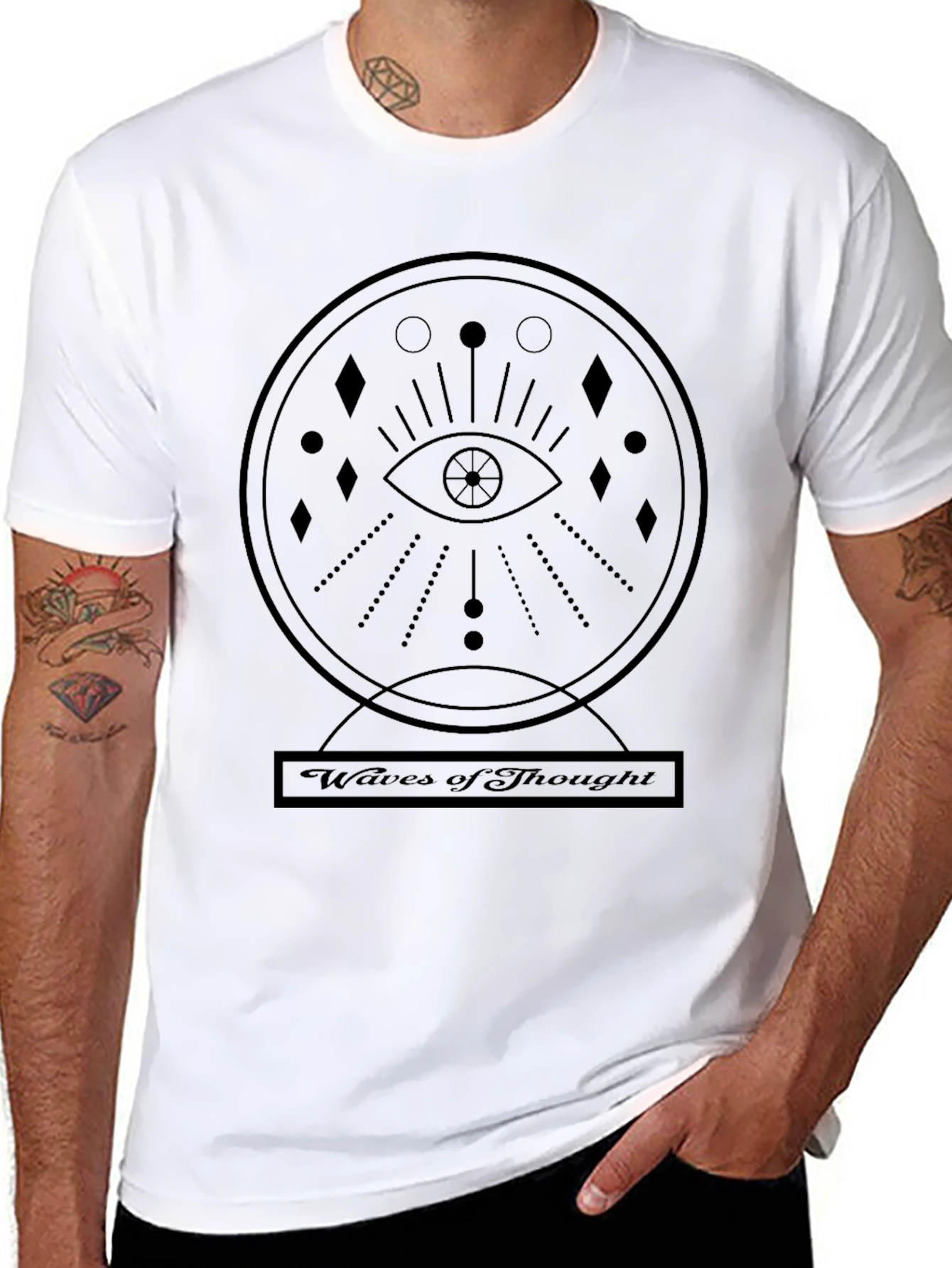 Mystic Eye Graphic Tee - Waves of Thought
