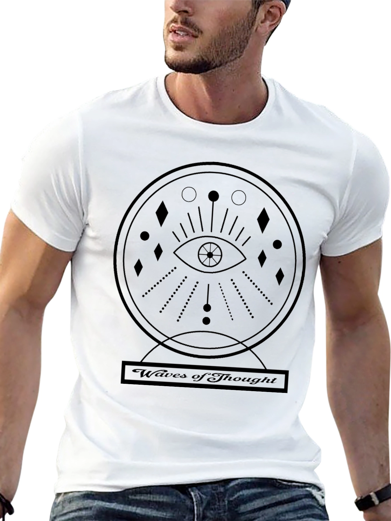 Mystic Eye Graphic Tee - Waves of Thought