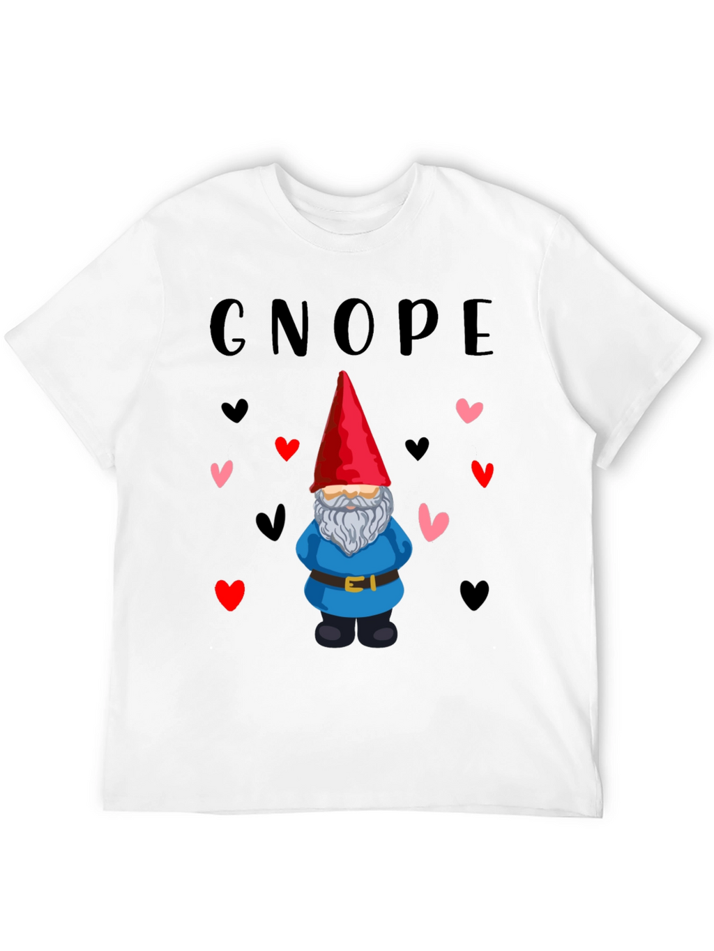 Cute Gnome Valentines Day Graphic Tee