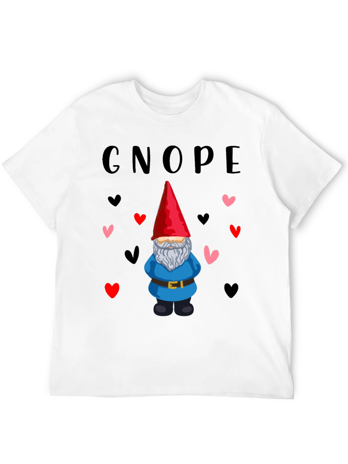 Cute Gnome Valentines Day Graphic Tee
