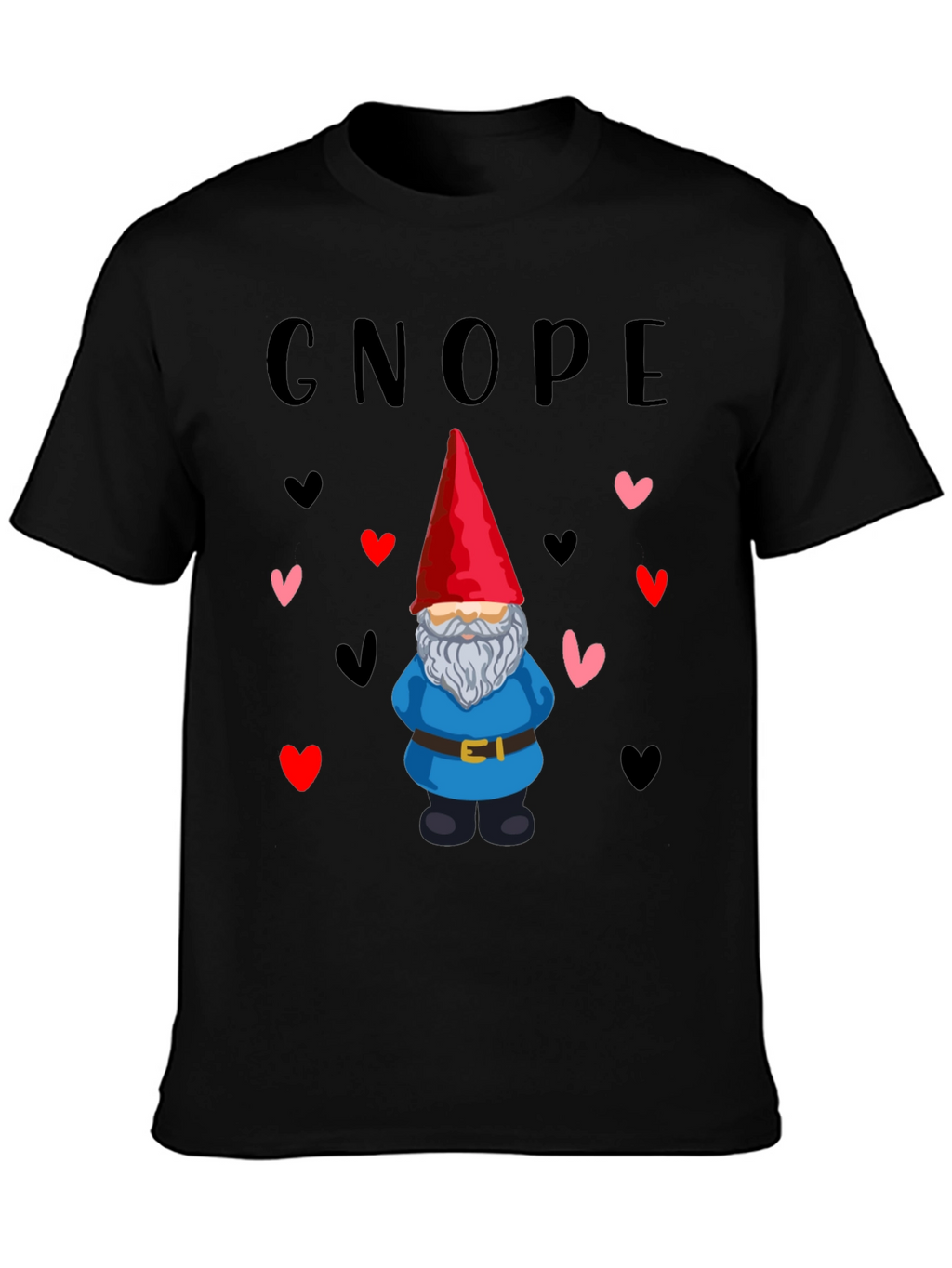 Cute Gnome Valentines Day Graphic Tee