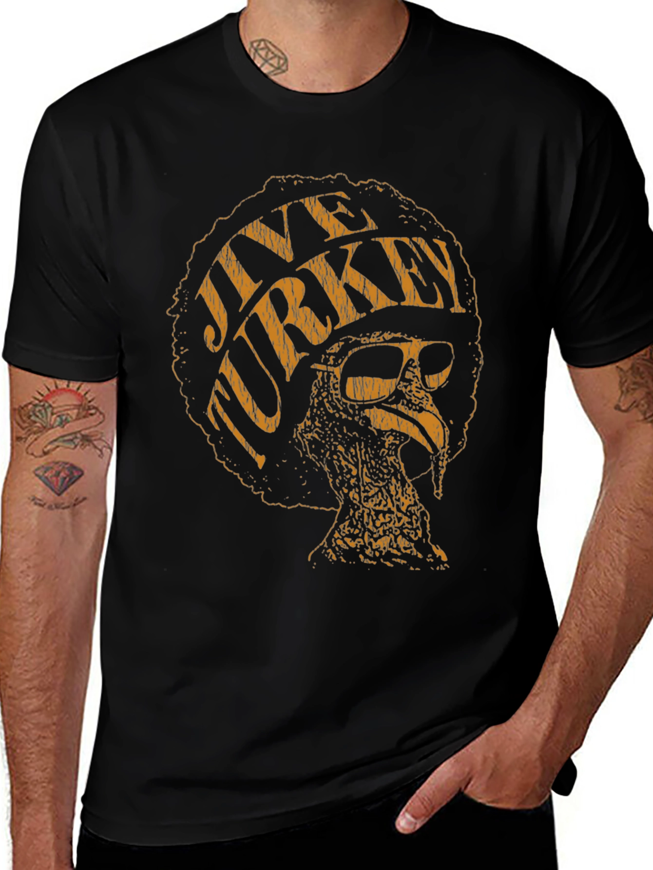 Jive Turkey T-Shirt - Retro Thanksgiving Tee