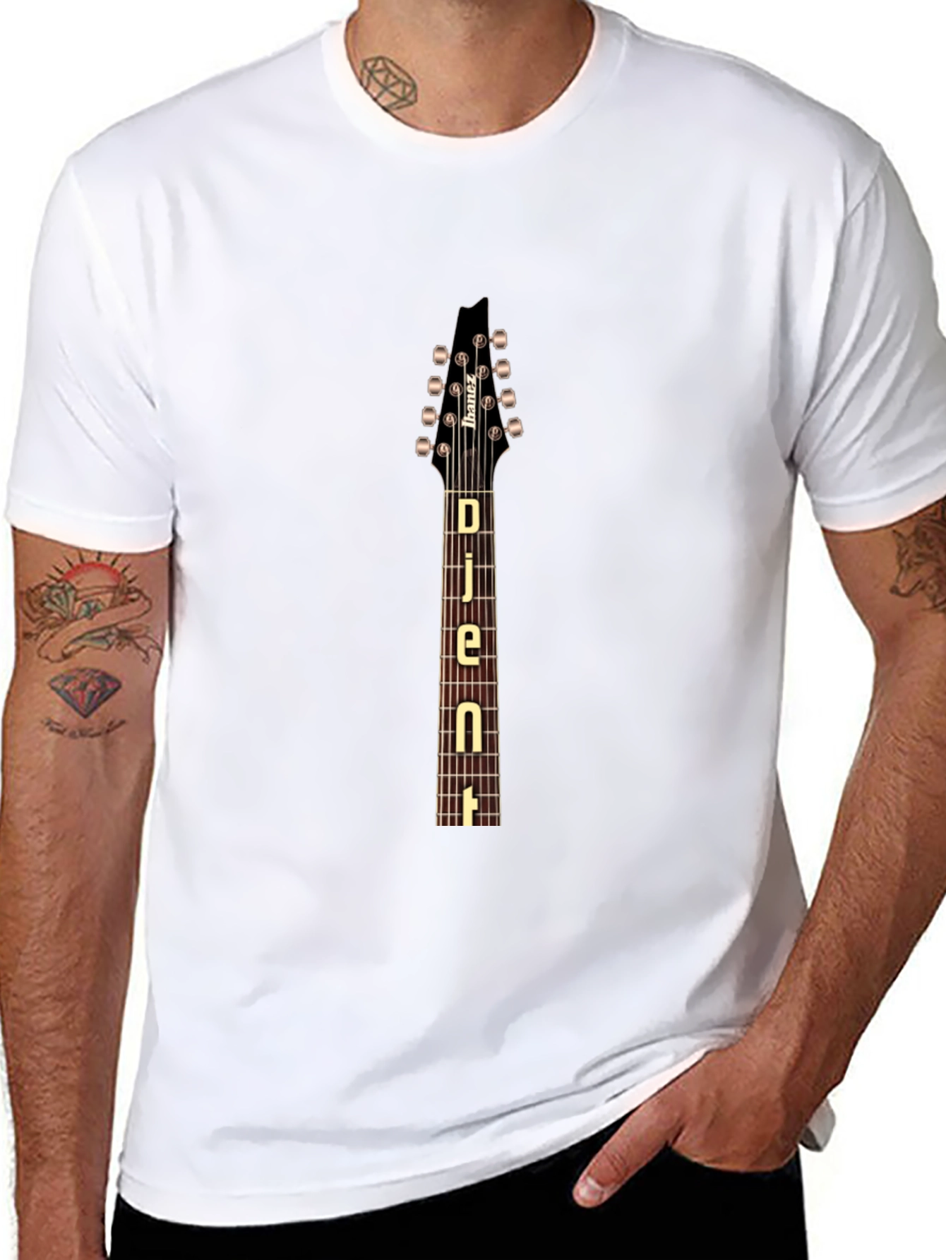 Djent Guitar Black T-Shirt