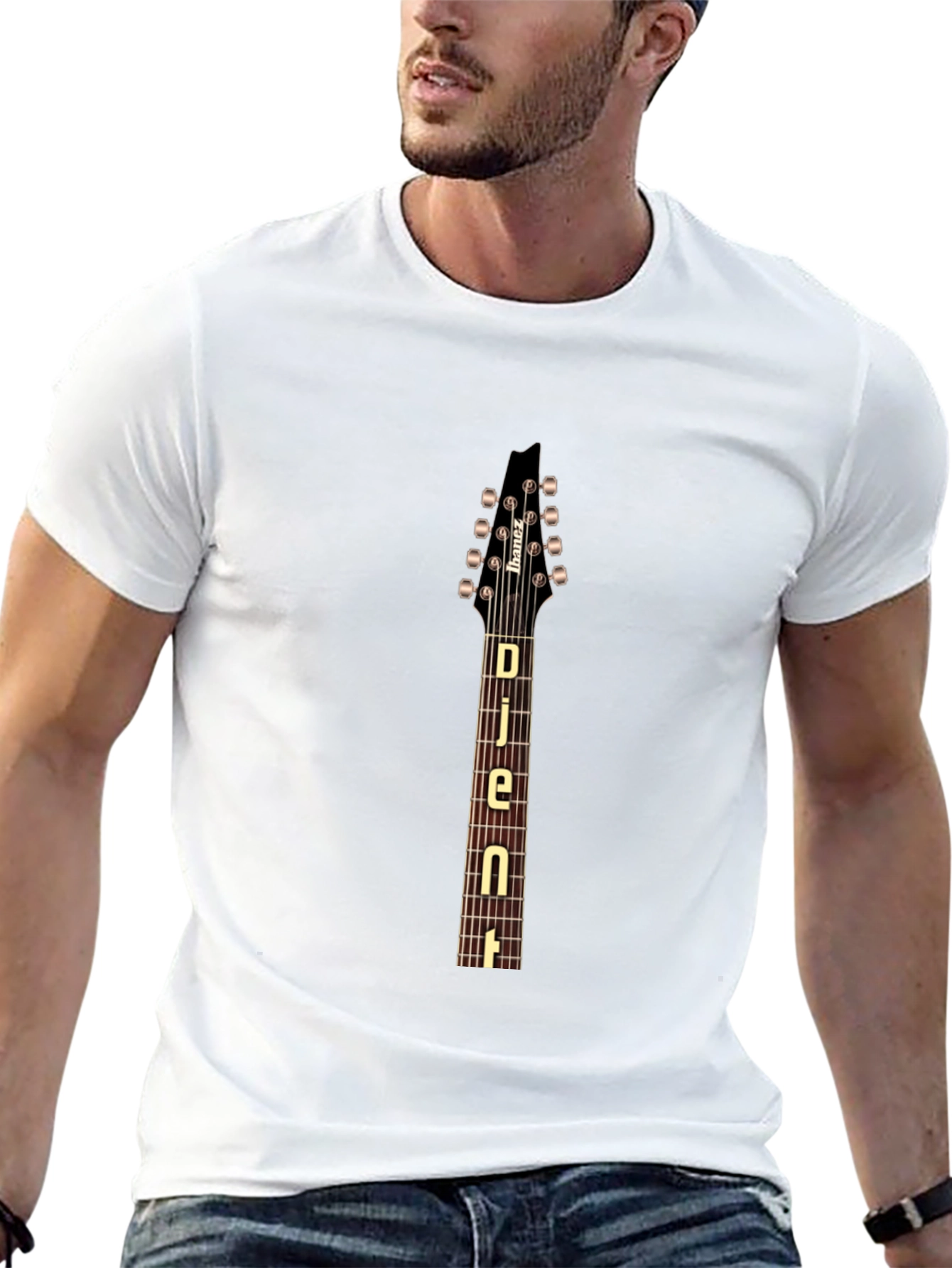 Djent Guitar Black T-Shirt