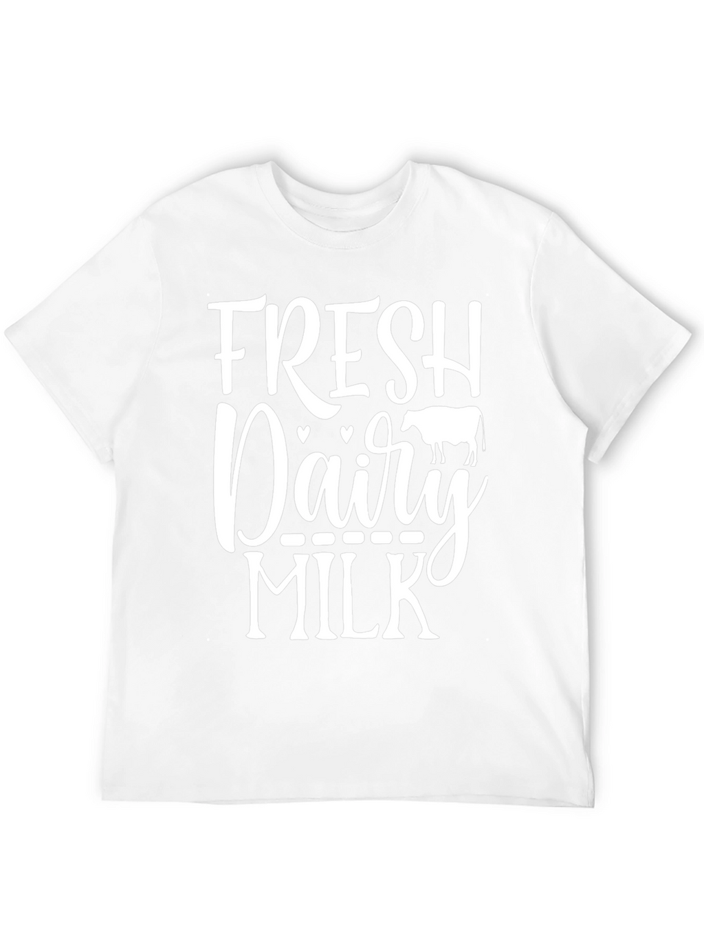 Fresh Dairy Milk Graphic Tee - Black Cotton T-Shirt