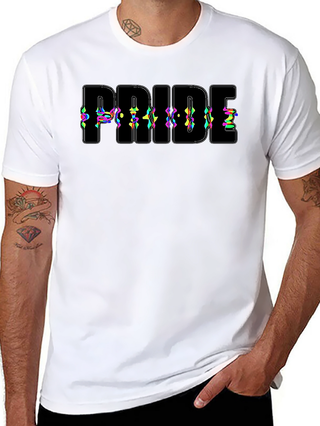 Pride T-Shirt - Bold Graphic Black Tee