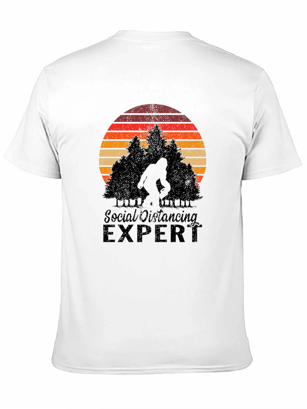 Social Distancing Expert Bigfoot T-Shirt
