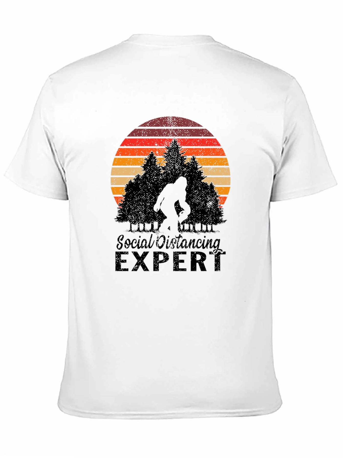 Social Distancing Expert Bigfoot T-Shirt