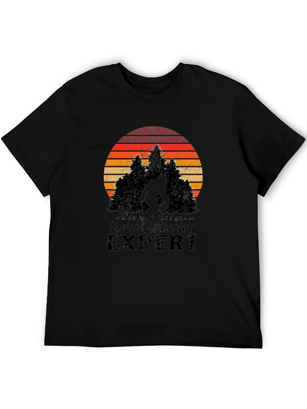 Social Distancing Expert Bigfoot T-Shirt