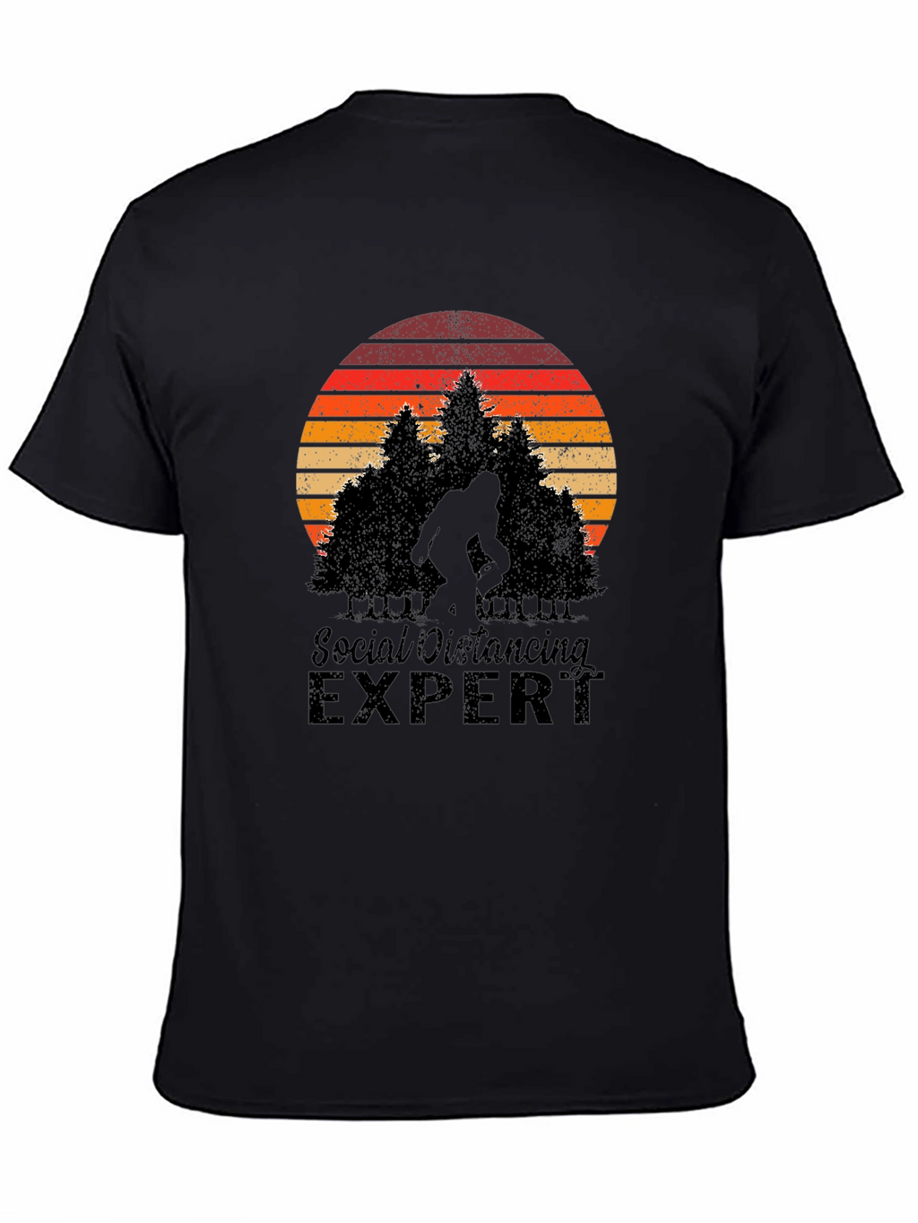 Social Distancing Expert Bigfoot T-Shirt