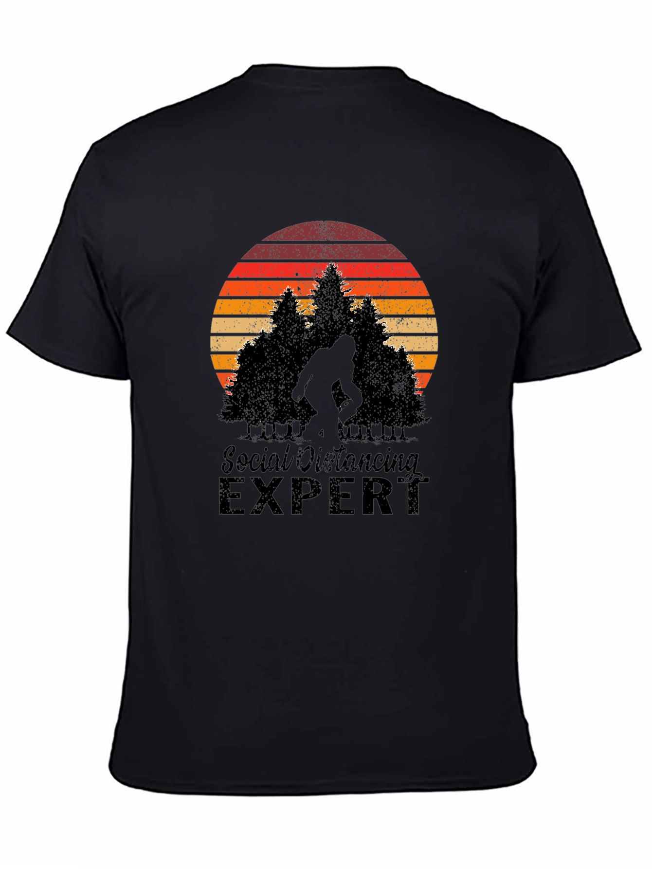 Social Distancing Expert Bigfoot T-Shirt