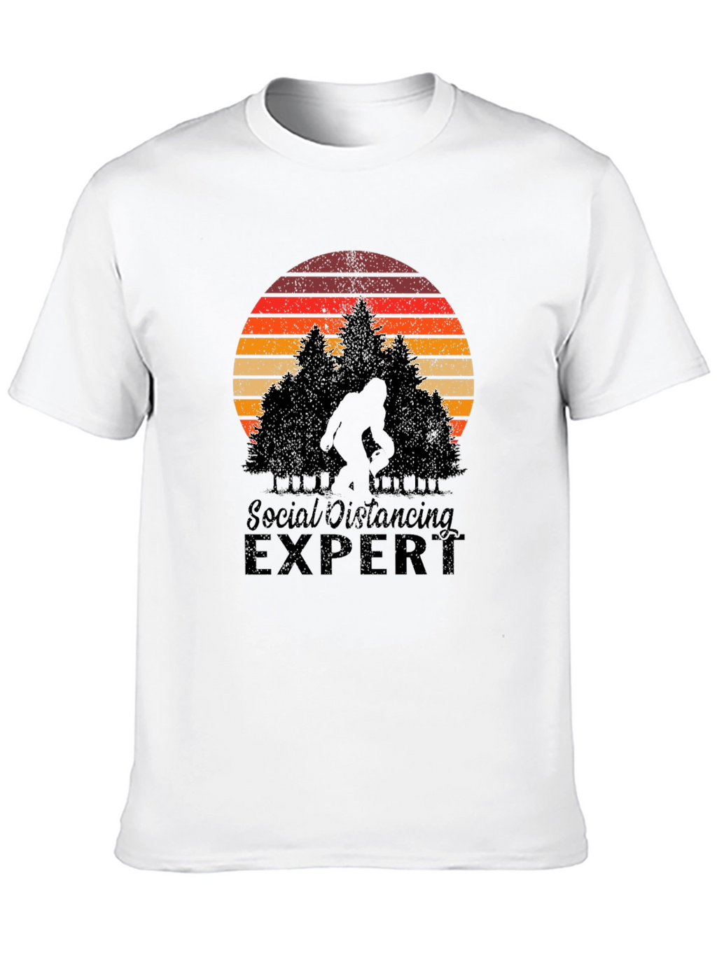 Social Distancing Expert Bigfoot T-Shirt